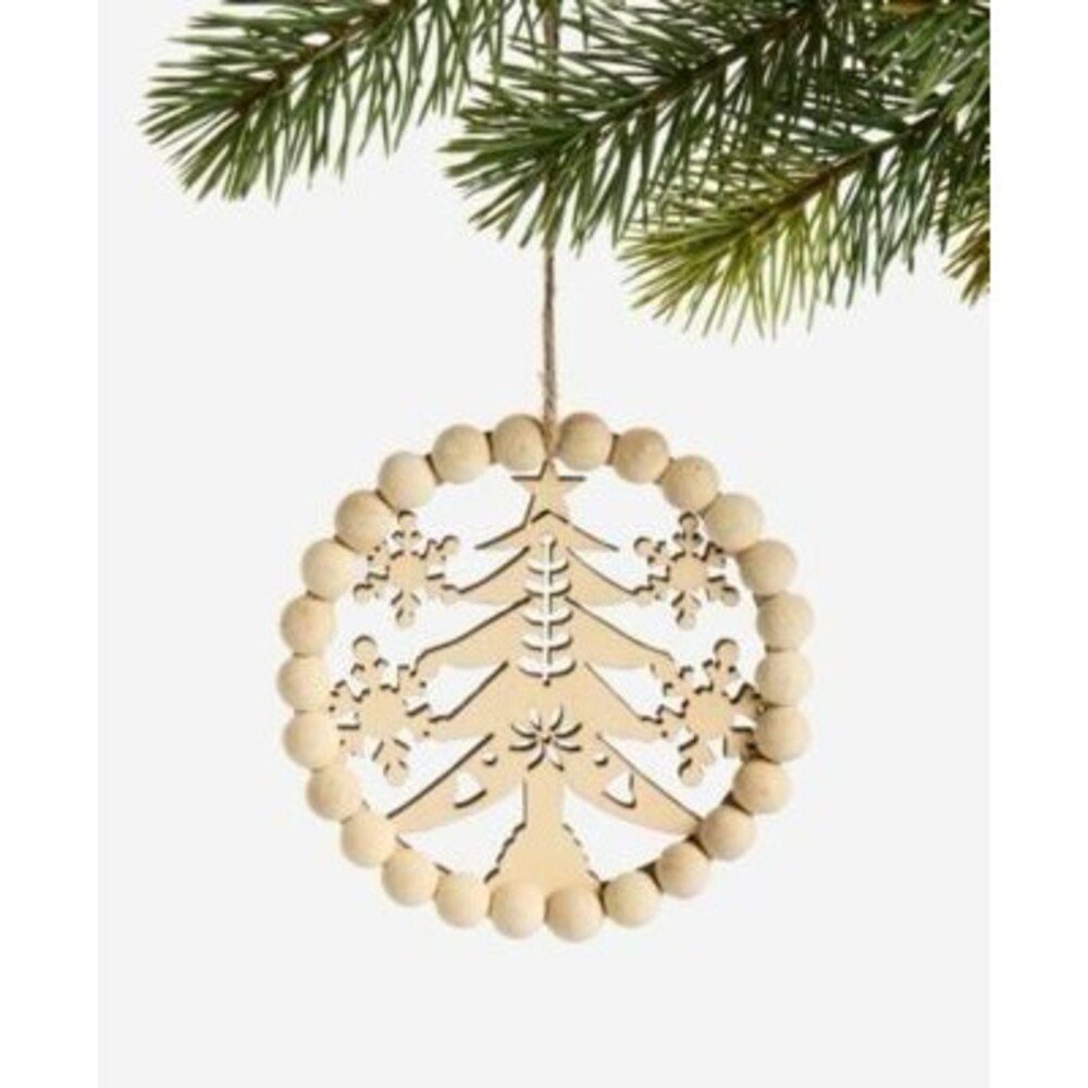 Holiday Lane Nordic Wonderland Wooden Tree Ornament